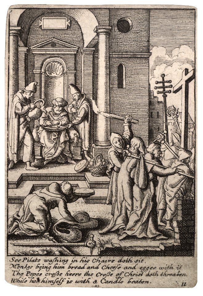 Wenceslas Hollar - The washing of hands