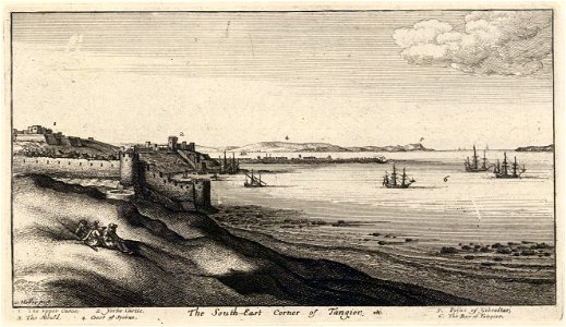 Wenceslas Hollar - S.E. corner of Tangier (State 3)