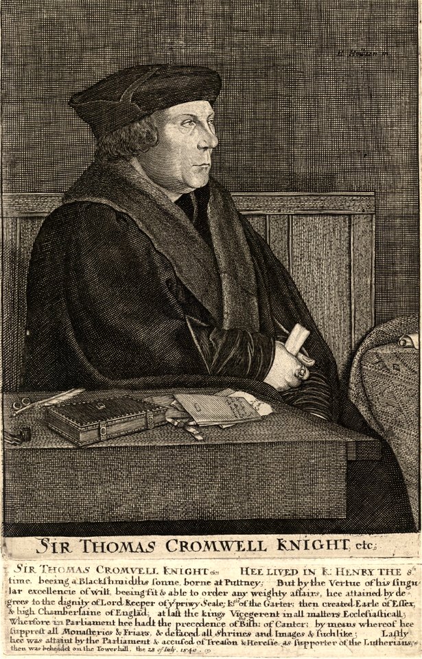 Wenceslas Hollar - Sir Thomas Cromwell (State 2)