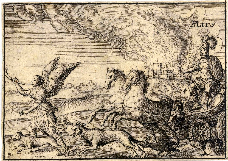 Wenceslas Hollar - The Greek gods. Mars