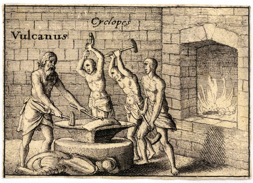 Wenceslas Hollar - The Greek gods. Vulcan