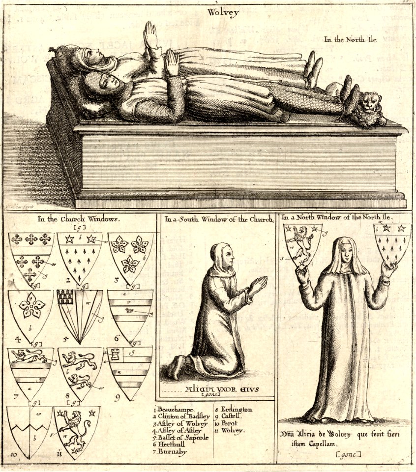 Wenceslas Hollar - Wolvey (monument) (State 2)