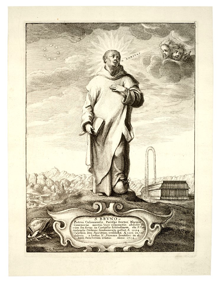 Wenceslas Hollar - St Bruno (State 3)