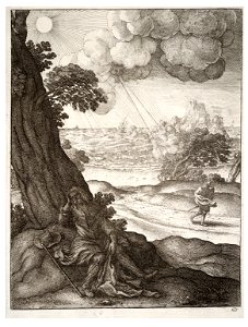 Wenceslas Hollar - The sun and the wind