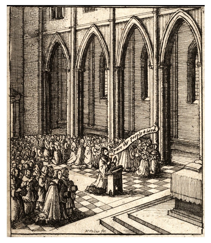 Wenceslas Hollar - The Litany (State 1)