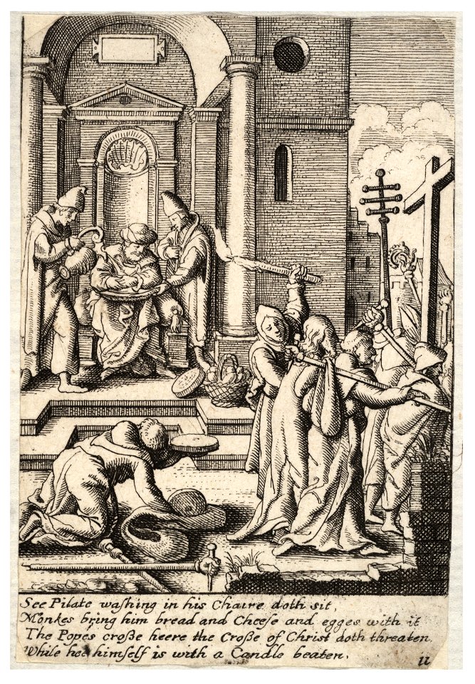 Wenceslas Hollar - The washing of hands 2