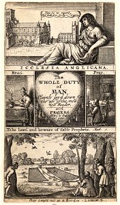 Wenceslas Hollar - The whole duty of man (State 1)