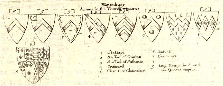 Wenceslas Hollar - Wappenbury (Stafford) (State 2)