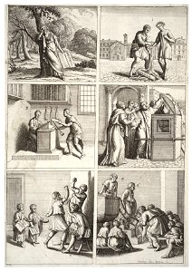 Wenceslas Hollar - The fate of scholars (State 2). Free illustration for personal and commercial use.