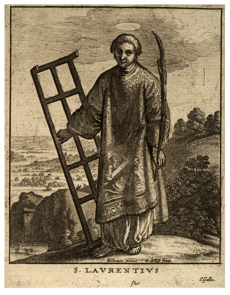 Wenceslas Hollar - St Lawrence (State 4)