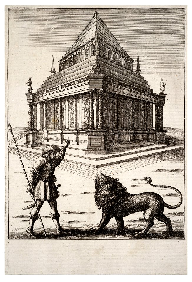 Wenceslas Hollar - The lion and the forester 2