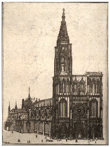 Wenceslas Hollar - Strasbourg cathedral 2