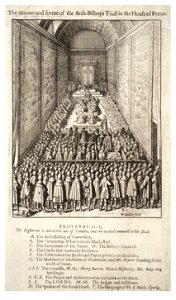 Wenceslas Hollar - Trial of Laud (State 2)