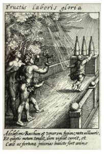 Wenceslas Hollar - Success crowns the work (State 1)