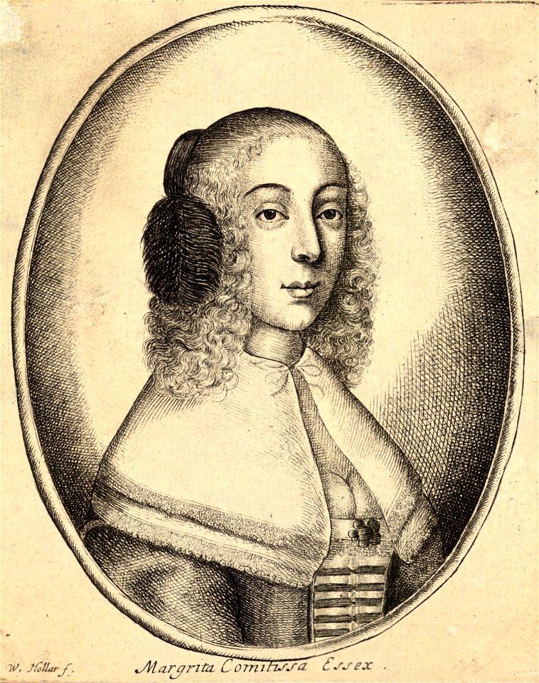 Wenceslas Hollar - Woman with a black feather