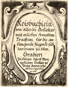 Wenceslas Hollar - Title of 1636 (State 1)