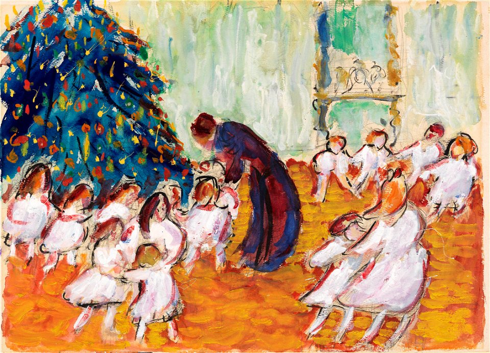 Marianne von Werefkin - Weihnachtsbaum (1911)
