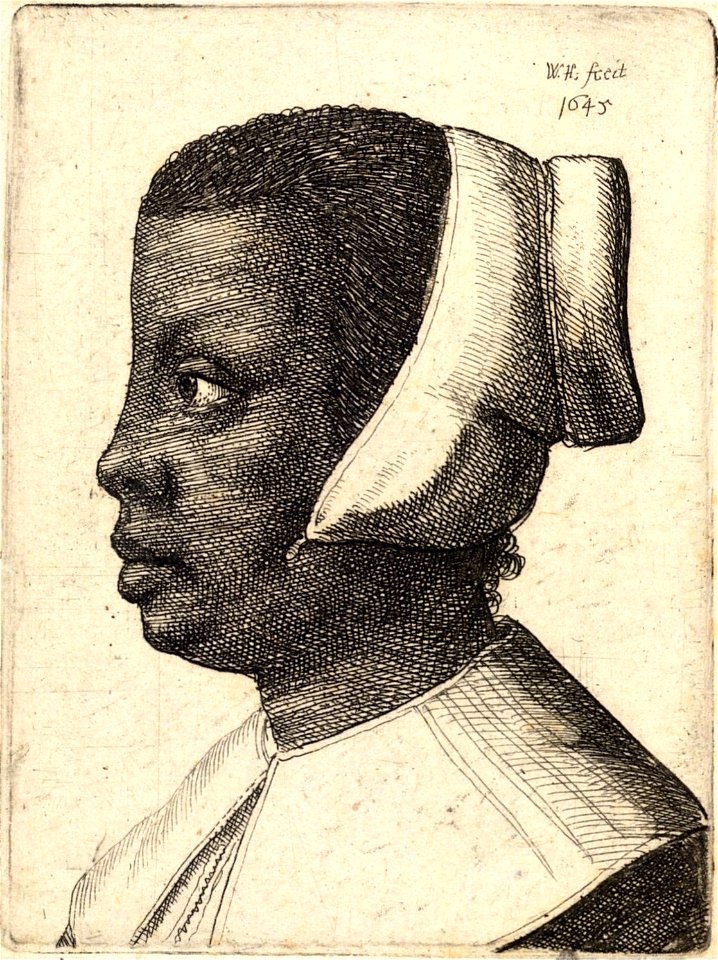 Wenceslas Hollar - Young Negress 2