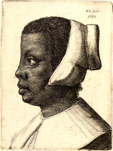 Wenceslas Hollar - Young Negress 2