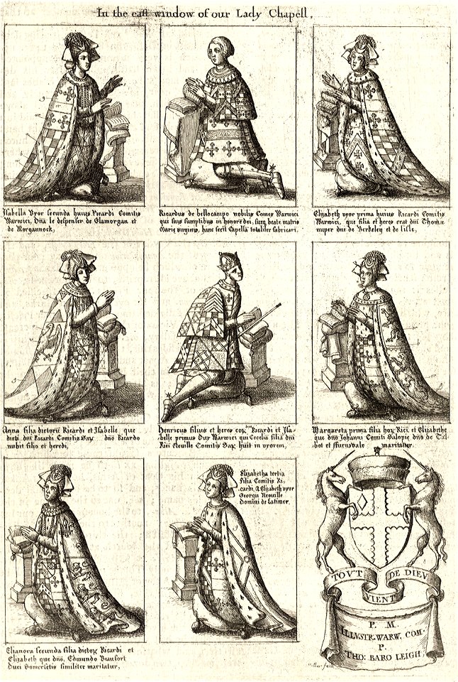 Wenceslas Hollar - Warwick (stained glass) 2