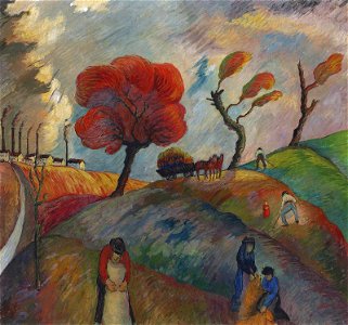 Marianne von Werefkin - Ameisenhaufen (ca.1916)