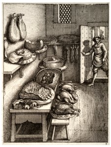 Wenceslas Hollar - Town and country mouse