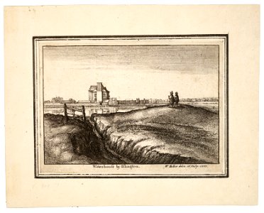 Wenceslas Hollar - The Waterhouse by Islington (State 1)