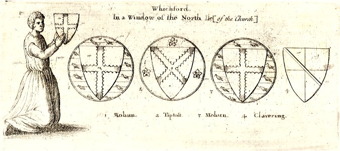 Wenceslas Hollar - Wichford (stained glass) (State 2)