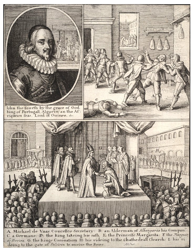 Wenceslas Hollar - The murder of Vasconcellos
