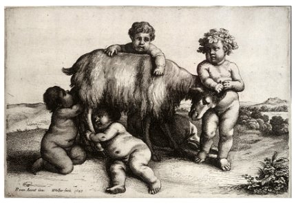 Wenceslas Hollar - The same group viewed from the other side 2