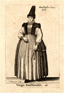 Wenceslas Hollar - Virgo Basiliensis (State 2)