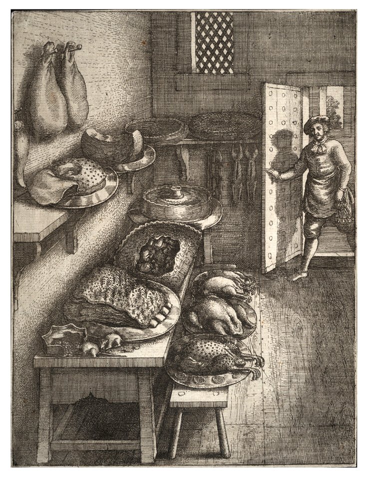 Wenceslas Hollar - Town and country mouse 3