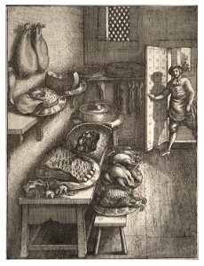 Wenceslas Hollar - Town and country mouse 3