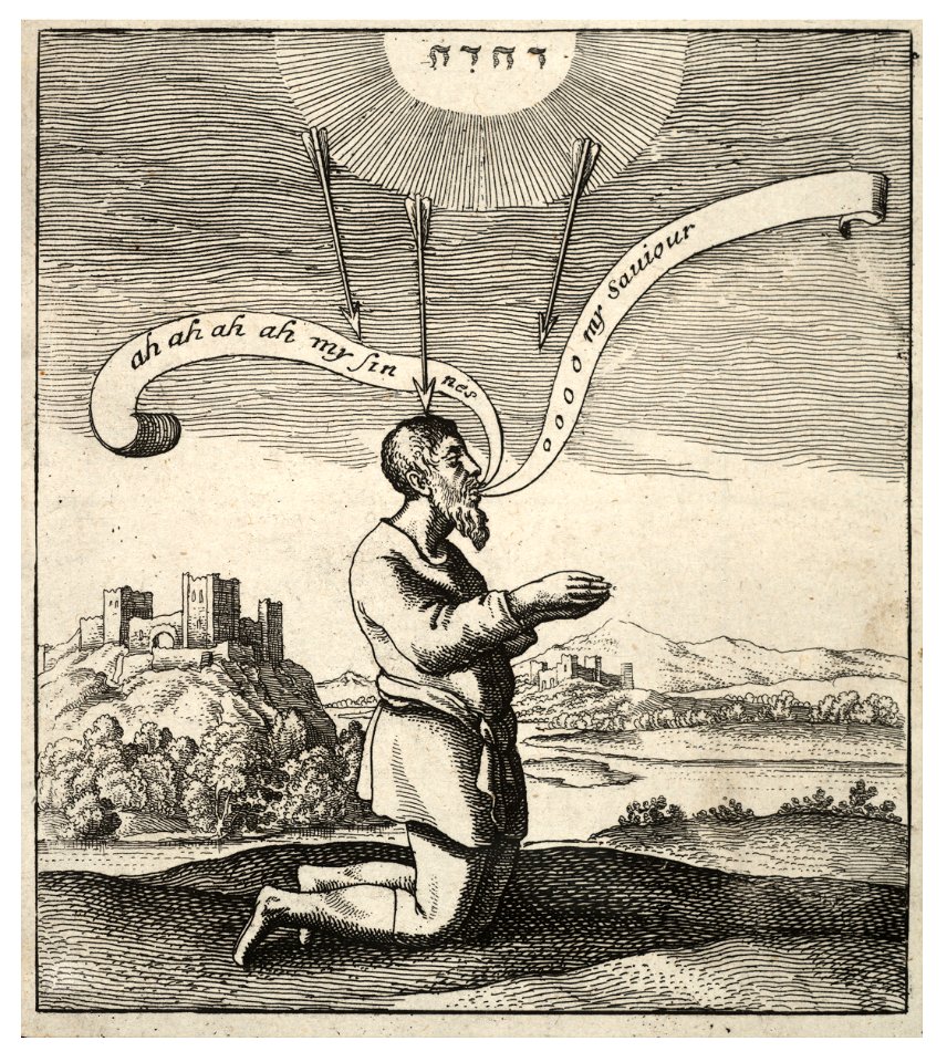 Wenceslas Hollar - The kneeling sinner