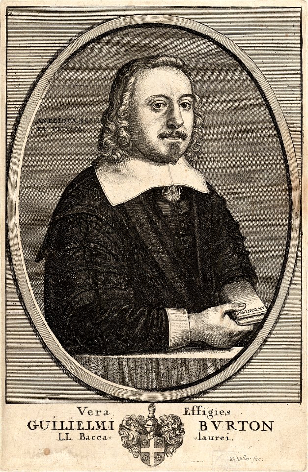 Wenceslas Hollar - William Burton (State 2)