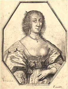 Wenceslas Hollar - Woman with pearl necklace (State 2) or 3