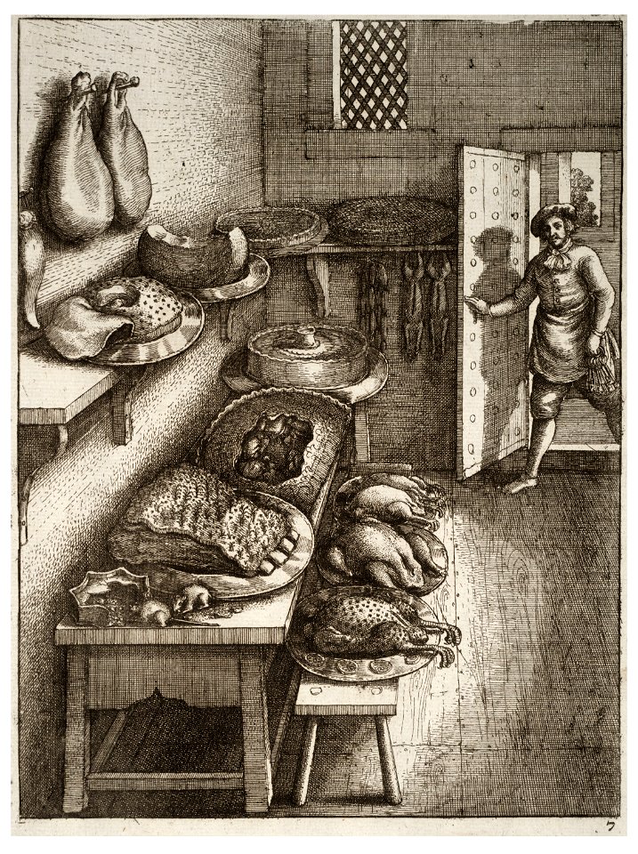 Wenceslas Hollar - Town and country mouse 2