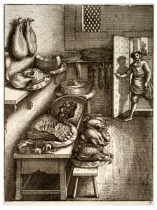 Wenceslas Hollar - Town and country mouse 2
