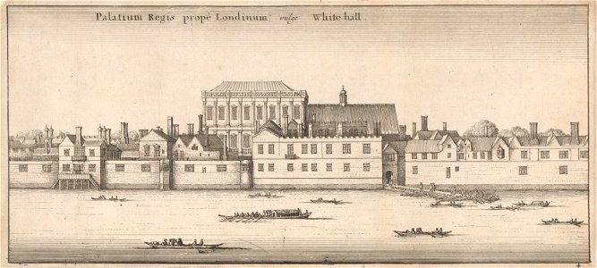Wenceslaus Hollar - Palatium Regis Prope Londinum, Vulgo Whitehall - Google Art Project