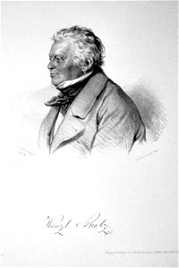 Wenzel Scholz 1857 Litho