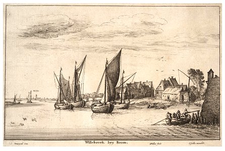 Wenceslas Hollar - Willebroeck bey Boom (State 2)
