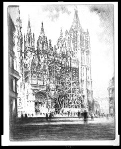 West front, Rouen cathedral LCCN2003676564