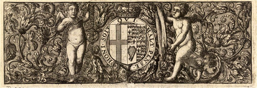 Wenceslas Hollar - The royal arms