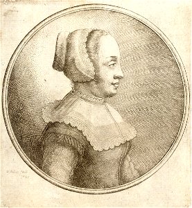 Wenceslas Hollar - Woman with a close fitting cap