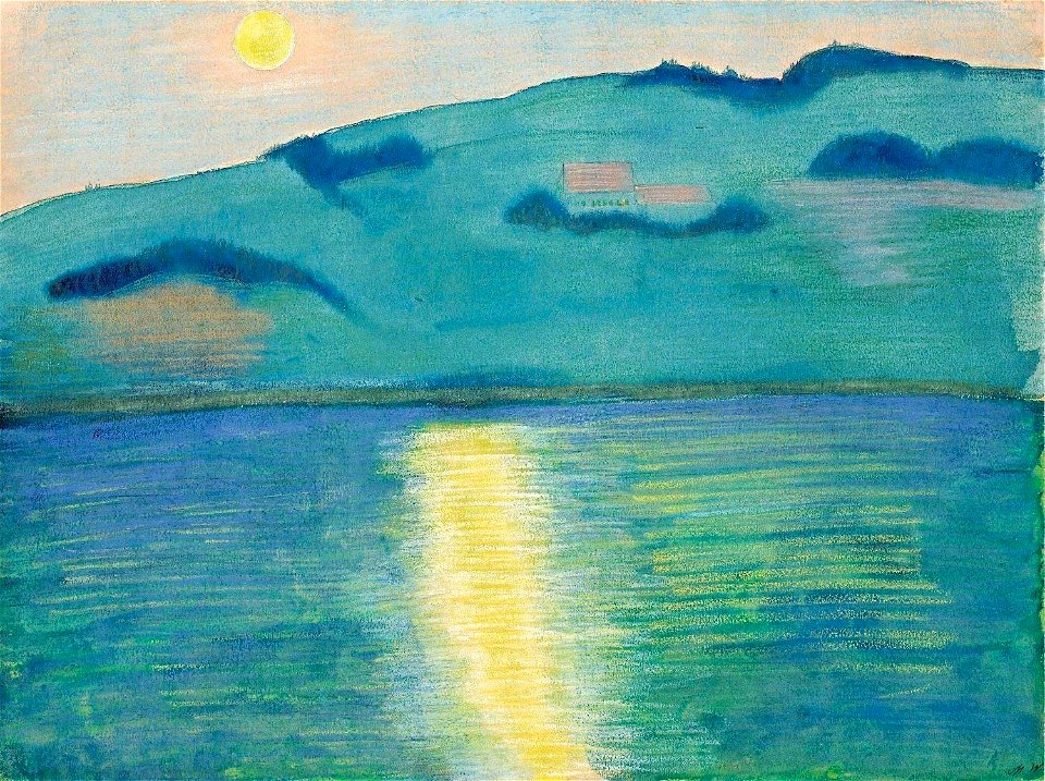 Marianne von Werefkin - Mondscheinlandschaft (1907)