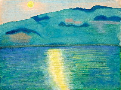 Marianne von Werefkin - Mondscheinlandschaft (1907)