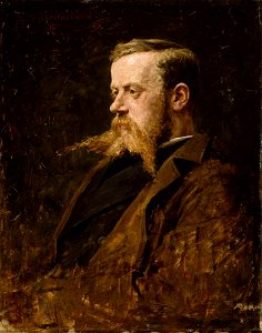 Erik Werenskiold - Portrait of the Painter Nikolai Ulfsten - NG.M.01332 - National Museum of Art, Architecture and Design