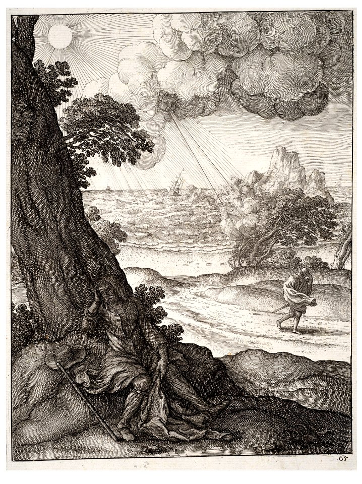 Wenceslas Hollar - The sun and the wind 2