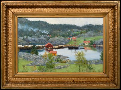 Fiord Landscape (Sofie Werenskiold) - Nationalmuseum - 31080