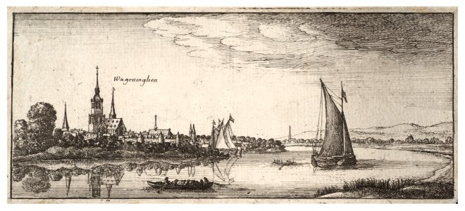 Wenceslas Hollar - Wageningen. Free illustration for personal and commercial use.